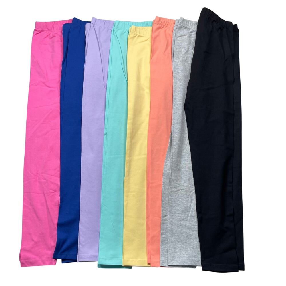 8pk Lot Children's Place Leggings Girls XL 14 Cotton Stretch Pull-on School Play